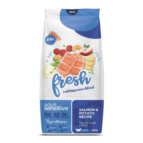 PIENSO FRESH MEDITERRANEAN BLEND SALMON SENSITIVE ADULTO 12KG