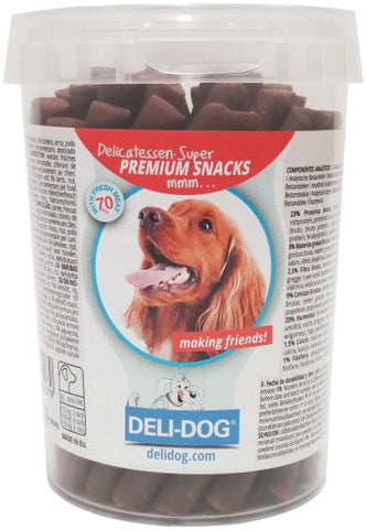 SNACK PREMIUM DELI DOG SALMON 300GR